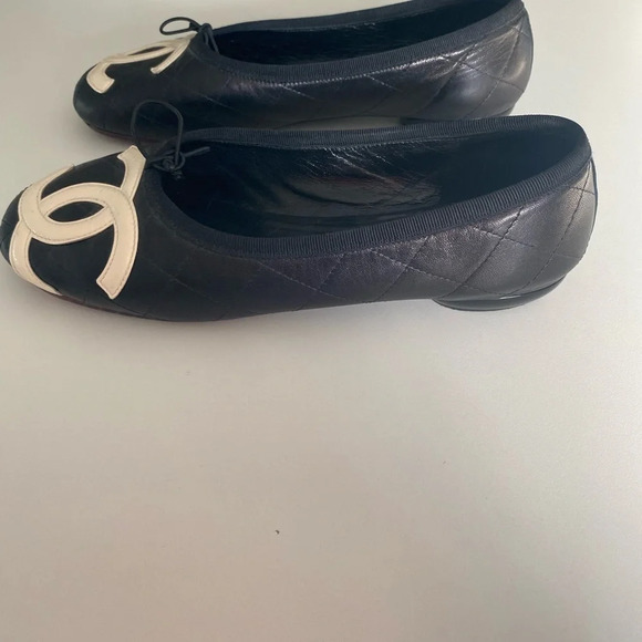 Chanel Vintage Cambon Ballet Flats - Picture 6 of 11
